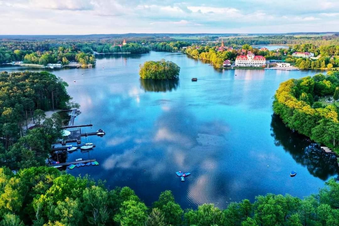 Lake Houselubniewice Domek Caloroczny Z Jacuzzi Blisko Jeziora Buitenkant foto